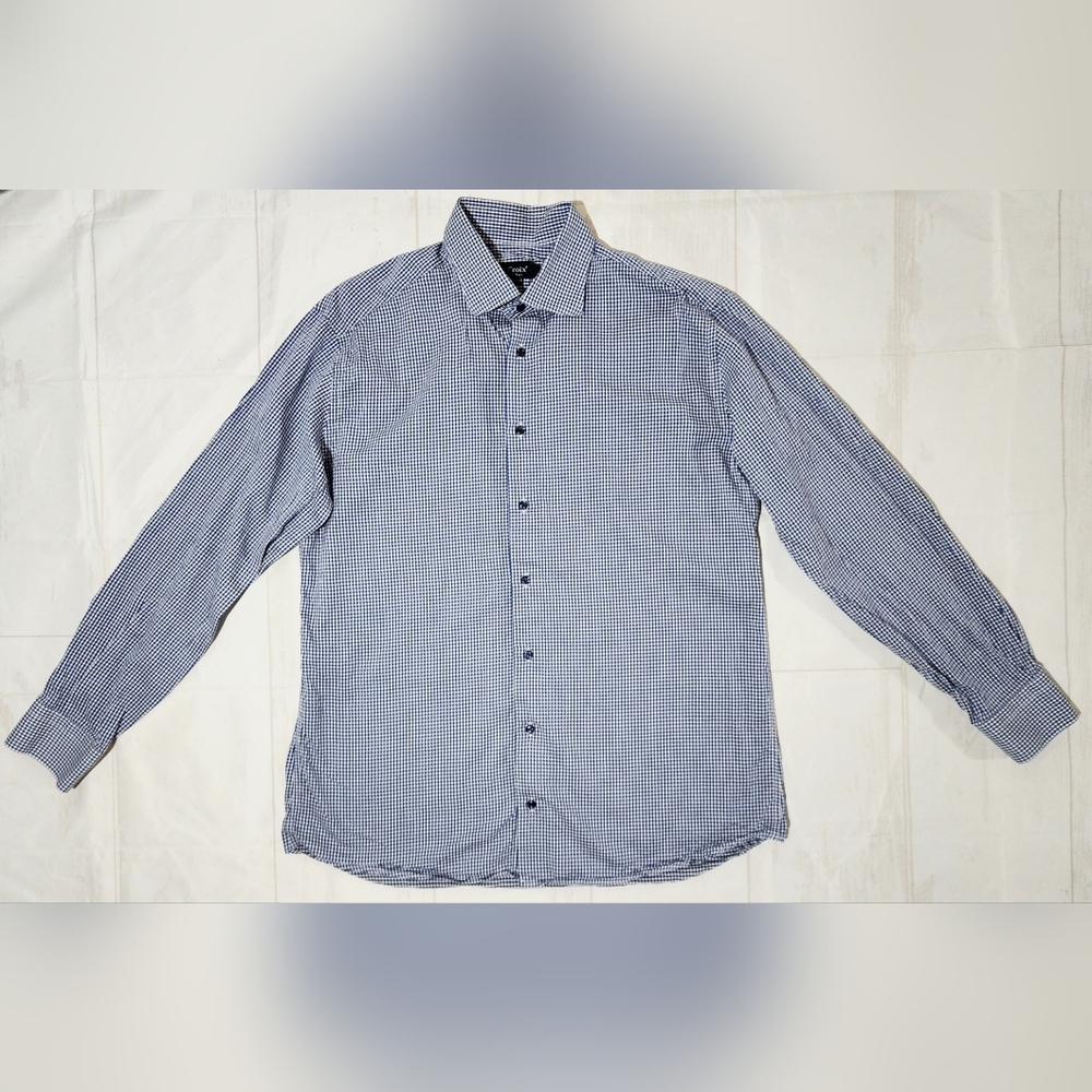 🔥SOLD🔥 St. Croix Men's Large Dark Blue Contemporary Shirt